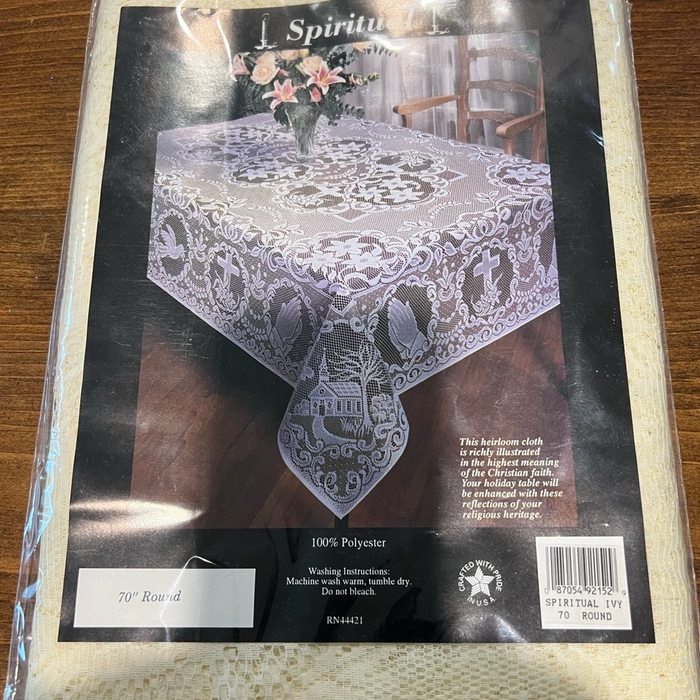 Ivory Lace Dining Tablecloth